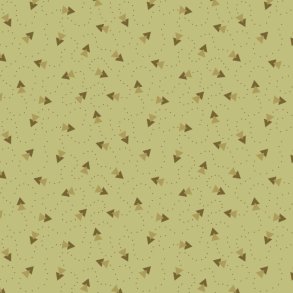 EQP Patchworkstof - Paper airplanes - Light Olive