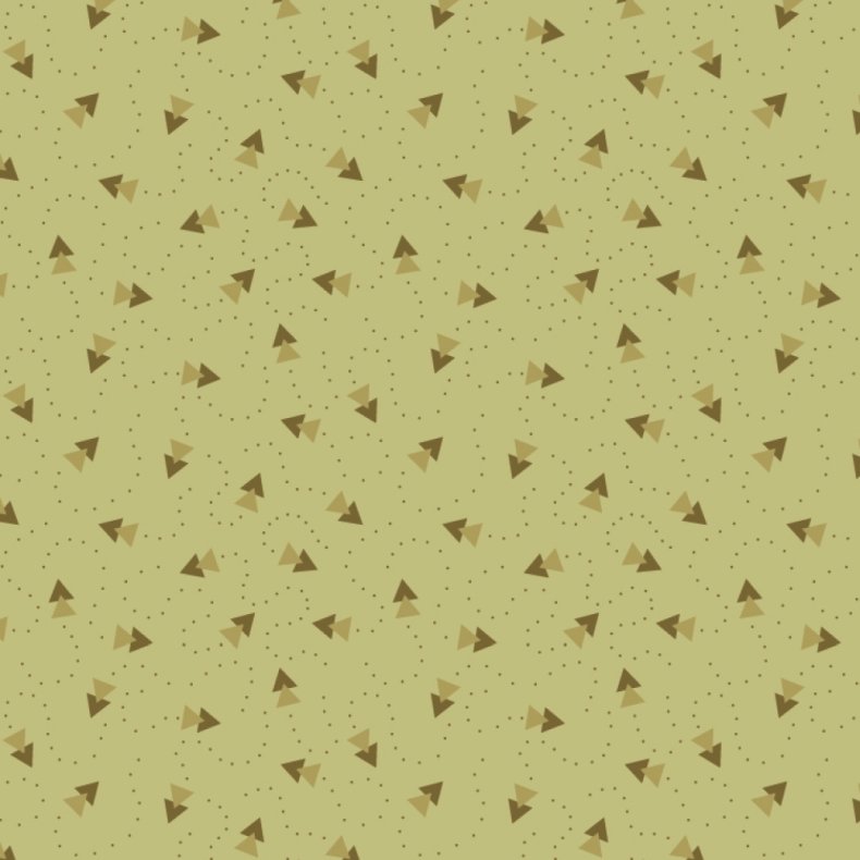 EQP Patchworkstof - Paper airplanes - Light Olive