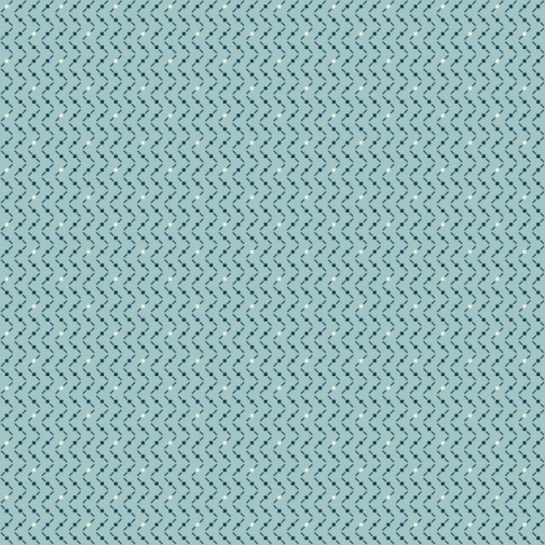 EQP Patchworkstof - Criss-cross - Powder blue