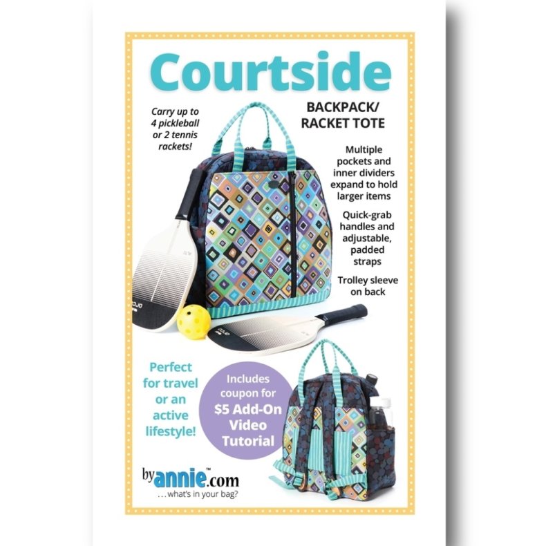 Patchwork M�nster - Courtside ketcher rygs�k