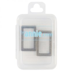 ByAnnie - 1 inch rektangul�re metalringe - Antik messing
