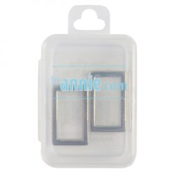 ByAnnie - 1 inch rektangul�re metalringe - Nikkel