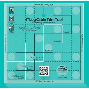 Patchworklineal - Log Cabin Trim Tool - 6inch