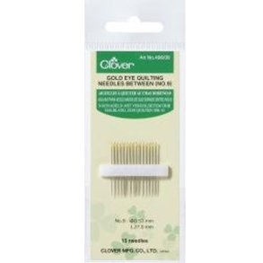 Golden Eye Quilting Needles No 9 Clover