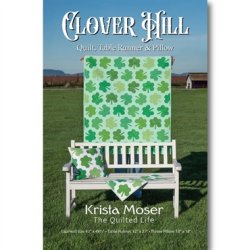 Patchwork M�nster - Clover hill quilt, bordl�ber og pude