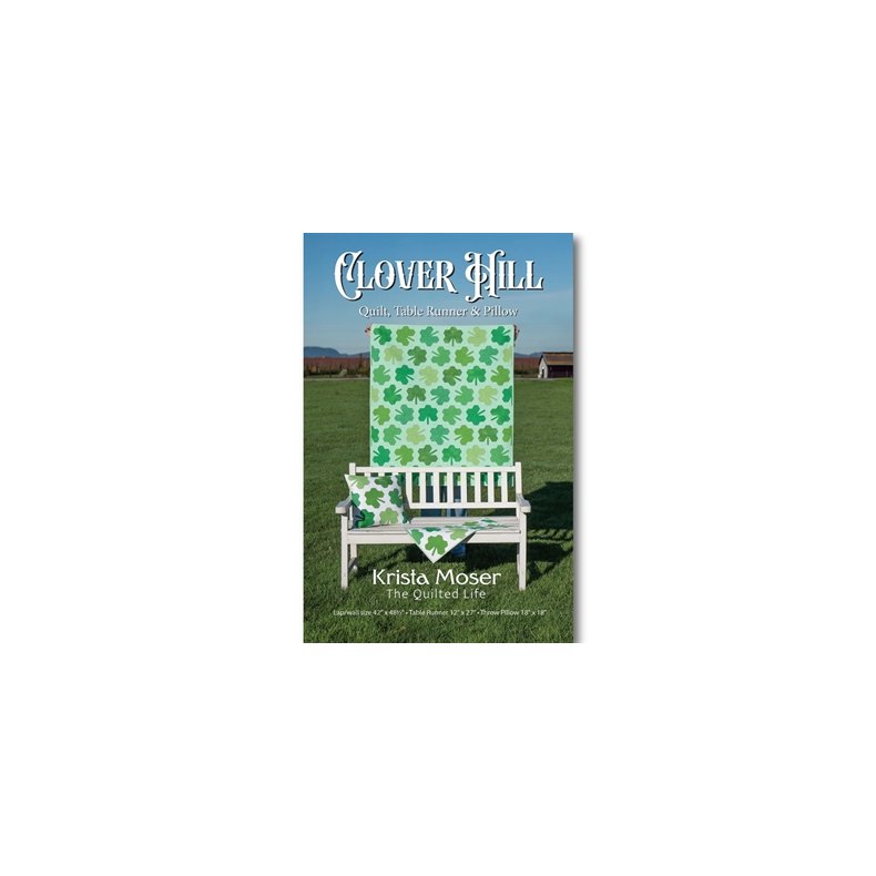 Patchwork M�nster - Clover hill quilt, bordl�ber og pude