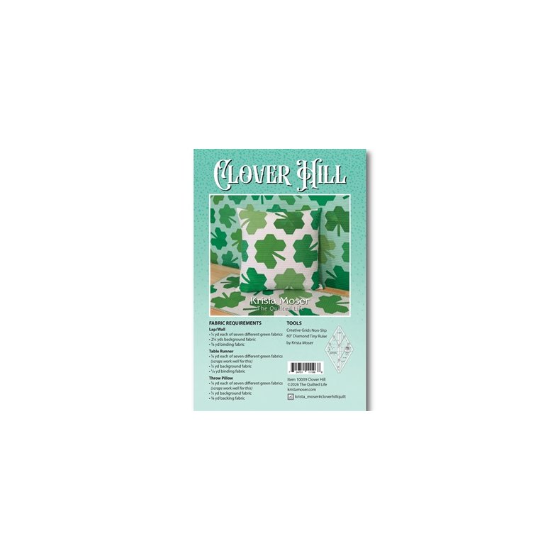 Patchwork M�nster - Clover hill quilt, bordl�ber og pude