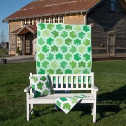 Patchwork M�nster - Clover hill quilt, bordl�ber og pude