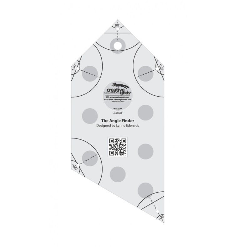 Patchworklineal - Vinkelfinder 90�, 135� & 120�