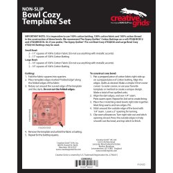 Patchworklineal - Bowl Cozy Template Set