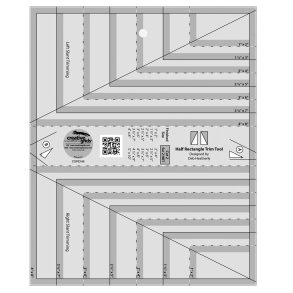 Patchworklineal - Half rectangle Trim Tool