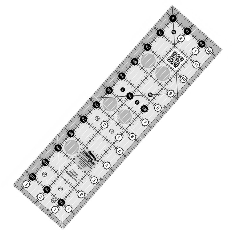 Patchworklineal - Rektangul�r 3,5 x 12,5 Inch