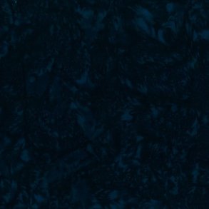 Batikstof - Ensfarvet Meleret - Deep Teal