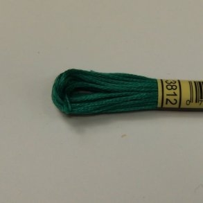 Dmc Garn # 3812 Gr�n