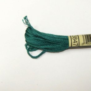 Dmc Garn # 3847 Gr�n