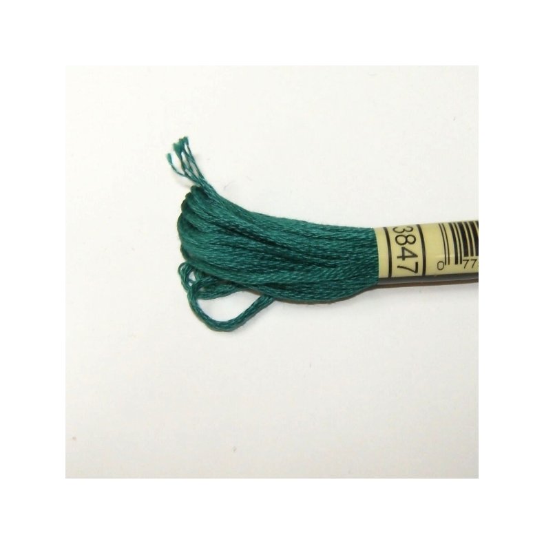 Dmc Garn # 3847 Gr�n