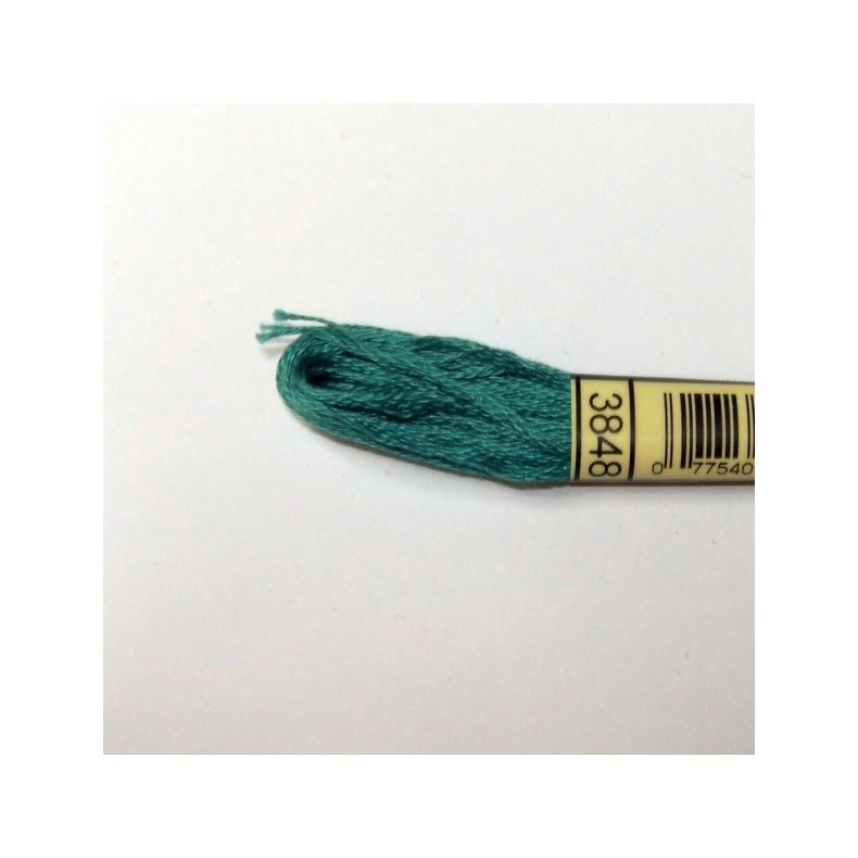 Dmc Garn # 3848 Gr�n