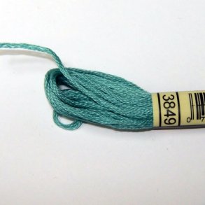 Dmc Garn # 3849 Gr�n
