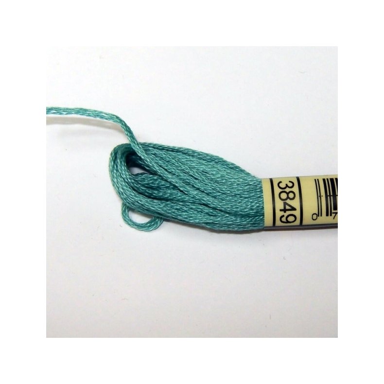 Dmc Garn # 3849 Gr�n