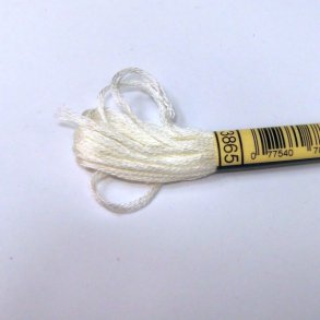 Dmc Garn # 3865 Hvid