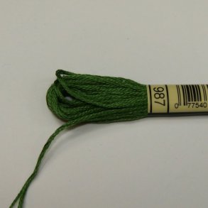 Dmc Garn # 987 Gr�n