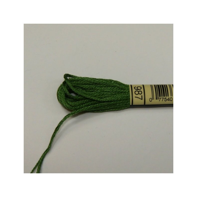 Dmc Garn # 987 Gr�n