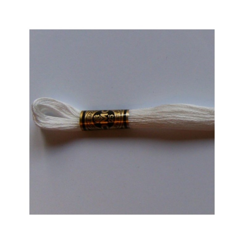 Dmc Garn # Blanc Hvid