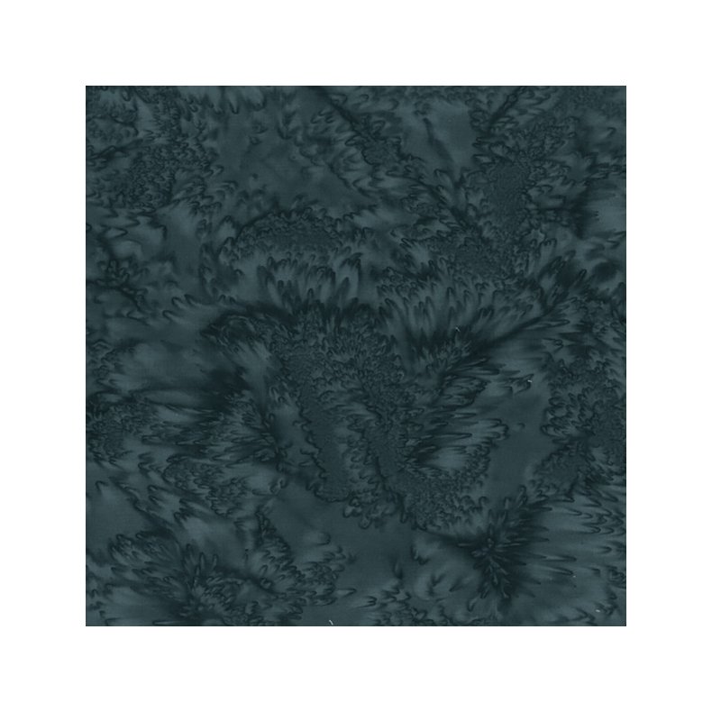 Batikstof - Ensfarvet Meleret - Blacklight