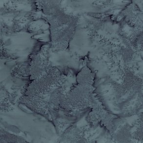 Batikstof - Ensfarvet Meleret - Charcoal