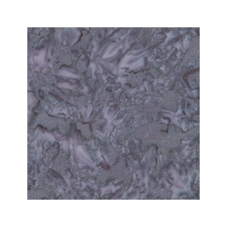 Batikstof - Ensfarvet meleret gr� - Gravity 