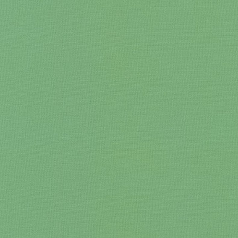 Ensfarvet patchworkstof - Kona Old green #1259