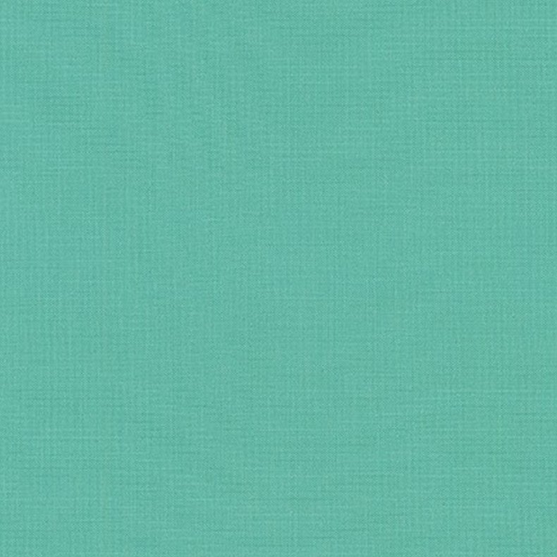 Ensfarvet patchworkstof - Kona Sage #1321