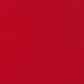 Ensfarvet patchworkstof - Kona Tomato #7