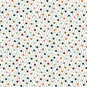 EQP Patchworkstof - April showers - Cream