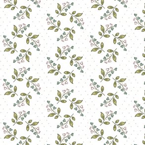 EQP Patchworkstof - Lily of the valley - Cream
