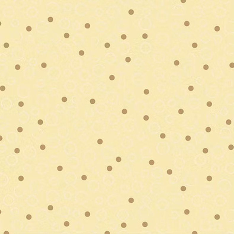 EQP Patchworkstof - Bubbles - Ecru