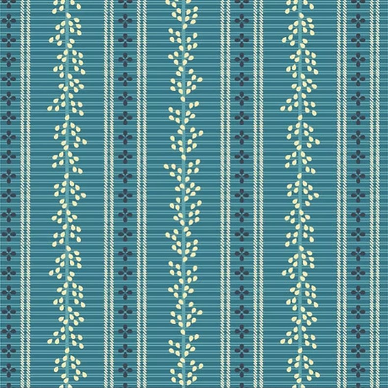 EQP Patchworkstof - Coral - Pacific