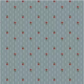 EQP Patchworkstof - Posies - Stone blue