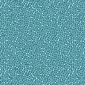 EQP Patchworkstof - Snowbird - Fountain blue