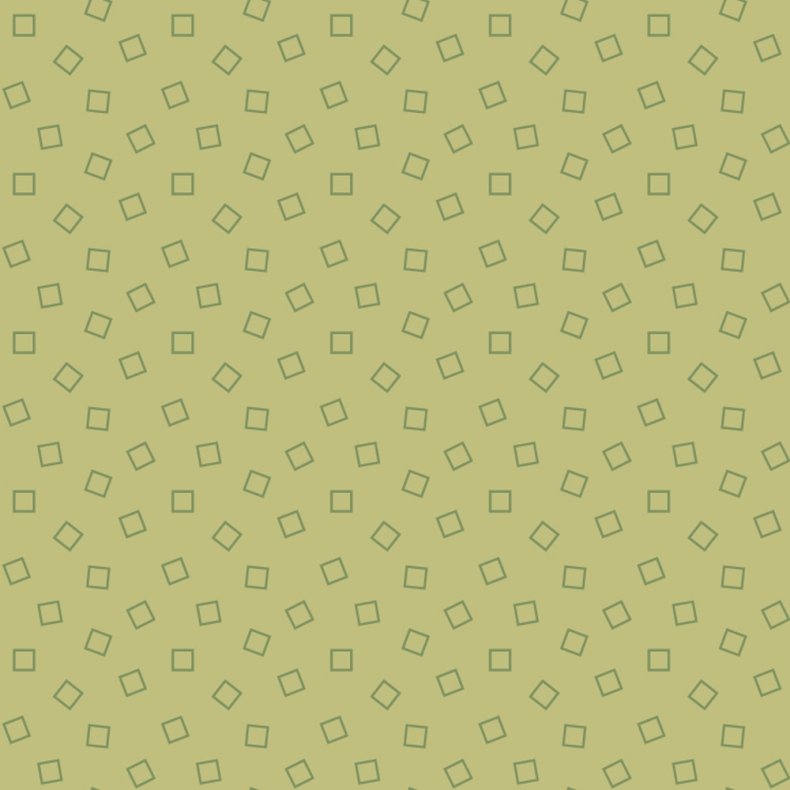 EQP Patchworkstof - Tumbling blocks - Light Olive