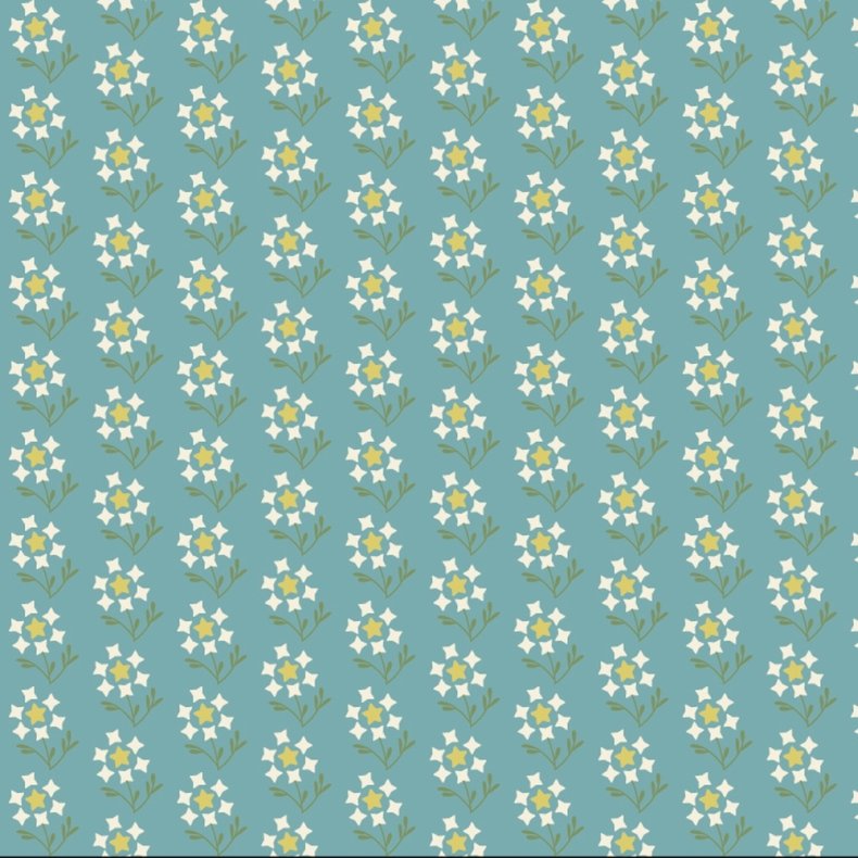 EQP Patchworkstof - Dandelion - Beach house