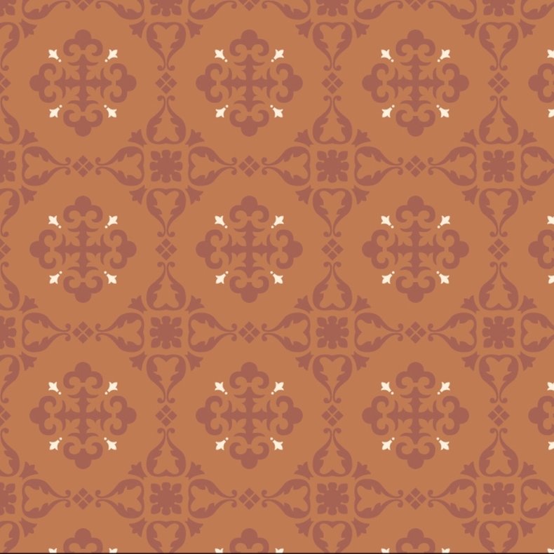 EQP Patchworkstof - Saudade - Cinnamon