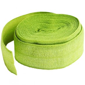 Fold-over Elastik fra ByAnnie 3/4 inch bred - Apple green