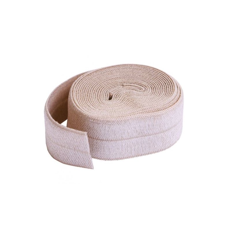 Fold-over Elastik fra ByAnnie 3/4 inch bred - Natural