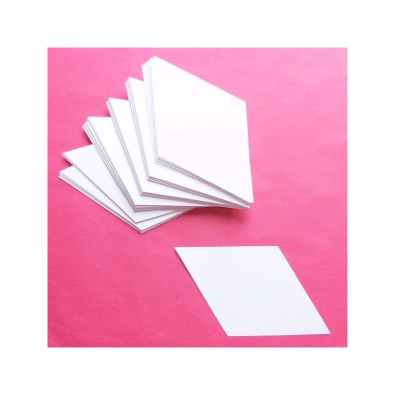 Patchwork Pap  Rombe 7cm - 100stk