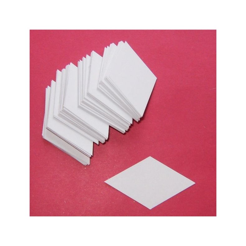 Patchwork pap - Rombe 2,5cm - 100stk