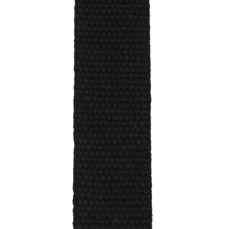 Gjord bomuld - Sort 40mm