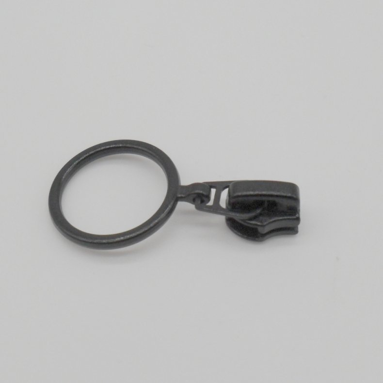 Glider med ring til spirallynl�s 4mm - Sort