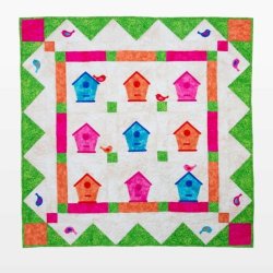 Accuquilt Skabelon - Bird & birdhouse 55604