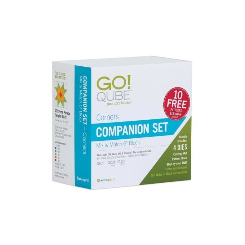 Accuquilt Skabeloner - Go! Qube 6" Block Companion Set - Corners 55784